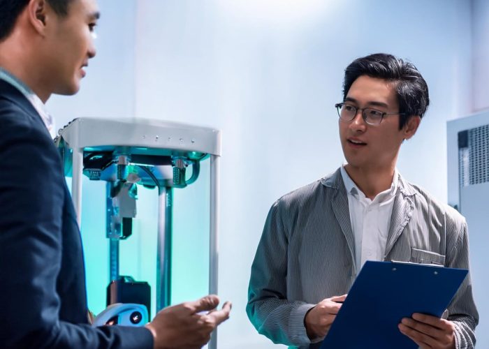 Firefly-A-person-talking-with-another-person-holding-a-clipboard-in-a-laser-lab-81899 Firefly-A-person-talking-with-another-person-holding-a-clipboard-in-a-laser-lab-81899